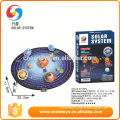 Eco-friendly Solar System Children Paper 3d Puzzle Diy Toy